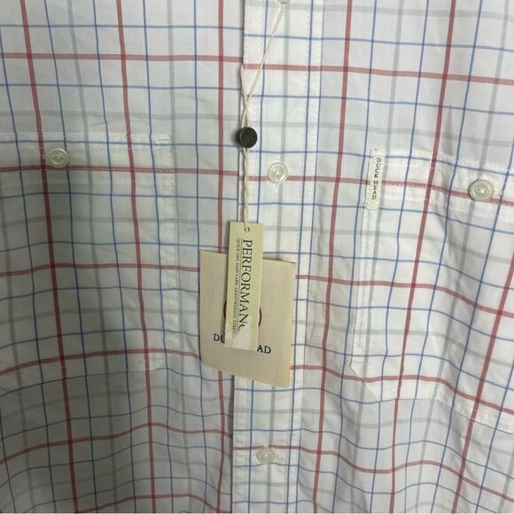 Duck Head Performance Poplin Plead Guide Shirt NEW MEDIUM - Picture 5 of 9